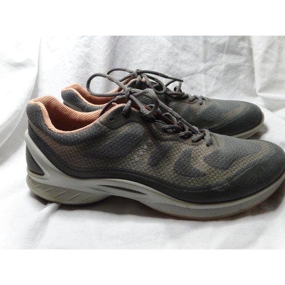 ECCO Biom Natural Motion Comfort Shoes Gray Peach EU39 ~ US‎ Womens Size 8 - Picture 1 of 6